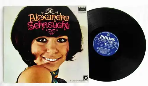 LP Alexandra: Sehnsucht (Philips H 809/6) Deutscher Schallplattenclub