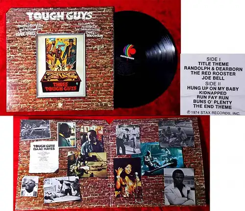 LP Tough Guys - Isaac Hayes - Soundtrack (Enterprise ES 0608) US 1974