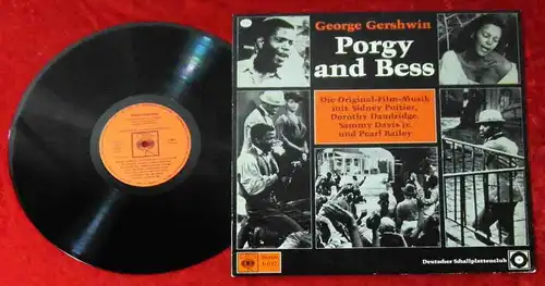 LP Porgy And Bess Sammy Davis jr.  (CBS J-017) Deutscher Schallplattenclub