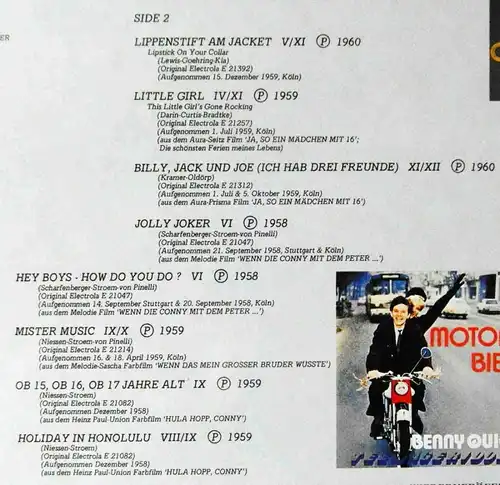 LP Conny Froboess: Conny Rockt (Bear Family BFX 15049) D 1979