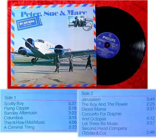 LP Peter Sue and Marc By Air Mail 1979
