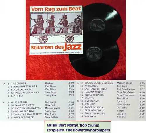 2LP Vom Rag zum Beat - Stilarten des Jazz kommentiert von Hans Günter Lenders