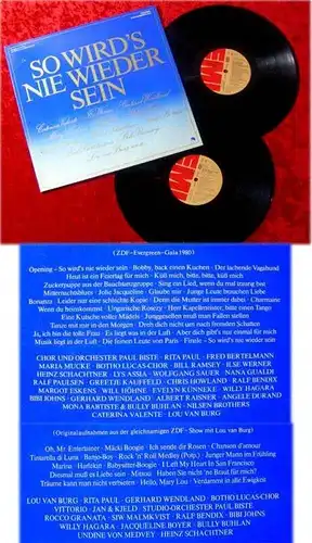 2LP So wirds nie wieder sein ZDF Evergreen Show Caterina Valente Lou van Burg