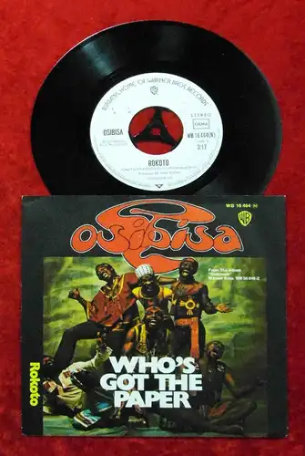 Single Osibisa: Who´s Got The Paper (Warner Bros. 16 464) D 1974