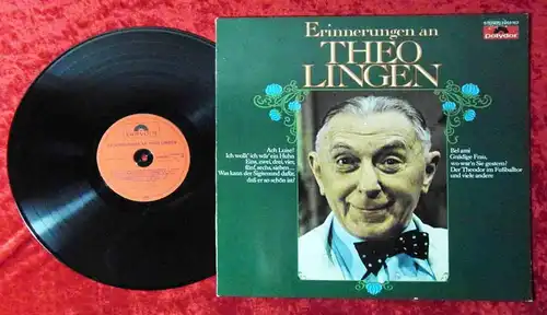 LP Theo Lingen: Erinnerungen an Theo Lingen (Polydor 2459 167) D