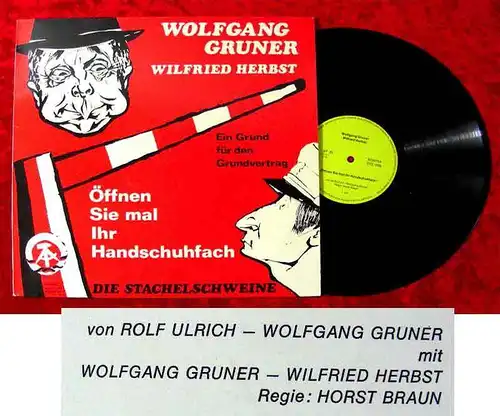 LP Wolfgang Gruner & Wilfried Herbst: Öffnen Sie mal Ihr Handschuhfach 1972