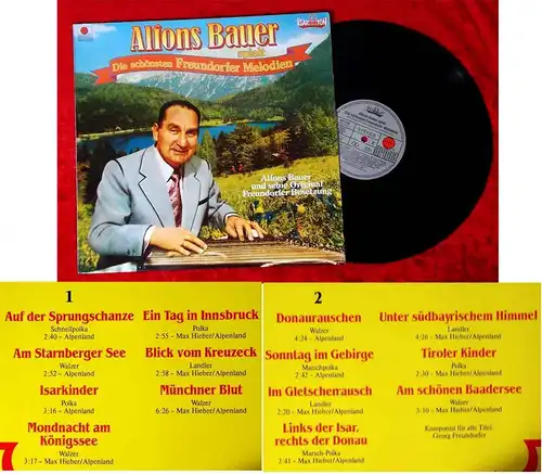 LP Alfons Bauer spielt die schönsten Freundorfer Melodien (Ariola Isarton) D 85