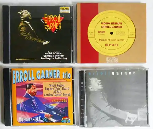 4 CD´s  Erroll Garner  - Sammlung -