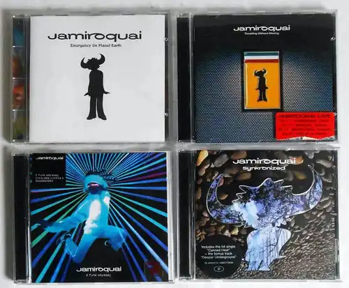 4 CD´s  Jamiroquai  - Sammlung -