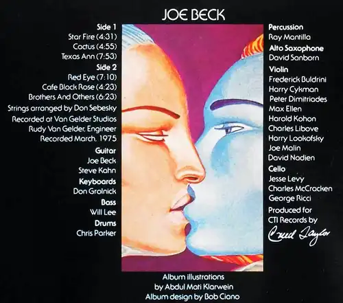 LP Joe Beck: Beck (CTI 9028)