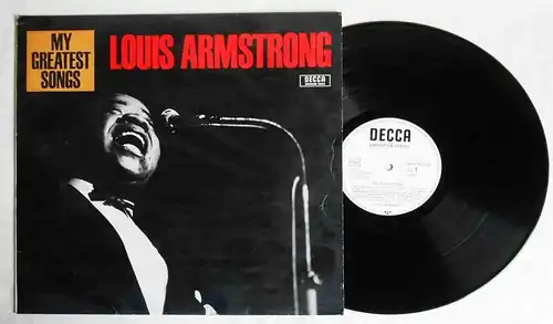 LP Louis Armstrong: My Greatest Songs (Decca American Series BLK 86 016-P)