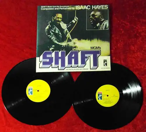 2LP Shaft (Stax 2628 002) Isaac Hayes  / Frankreich