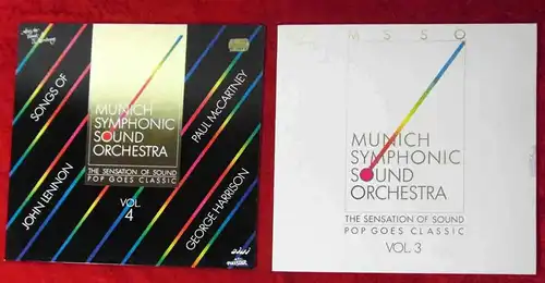 2 Langspielplatten MUNICH SYMPHONIC SOUND ORCHESTRA - Vinylsammlung -