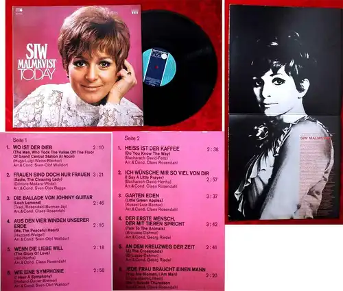 LP Siw Malmkvist: Today (Metronome MLP 15 333) D 1970