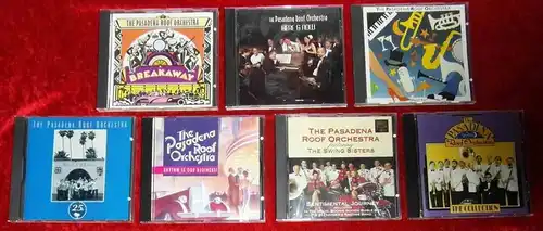 7 CD´s Pasadena Roof Orchestra - Sammlung -