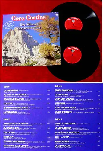 2LP Coro Cortina: Stimme der Dolomiten