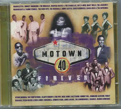 2CD Motown 40 Forever (Motown) 1998 - die großen Hits des Labels -