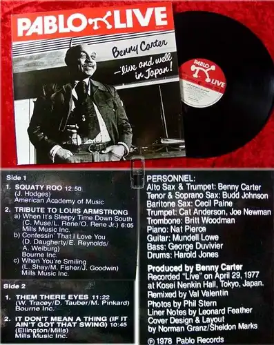 LP Benny Carter: Live and well in Japan