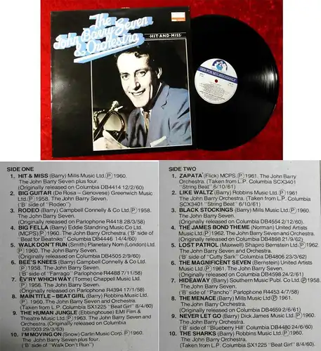 LP John Barry: The John Barry Seven & Orchestra: Hit and Miss (Charly CM 110) UK