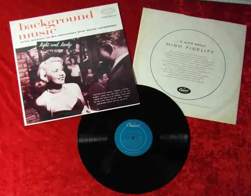 LP Background Music - Light And Lively  (Capitol T 375) US