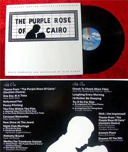 LP Purple Rose of Cairo (1985)