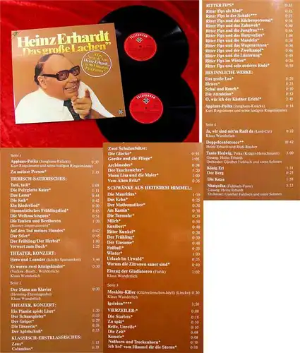 2LP Heinz Erhardt: Das große Lachen