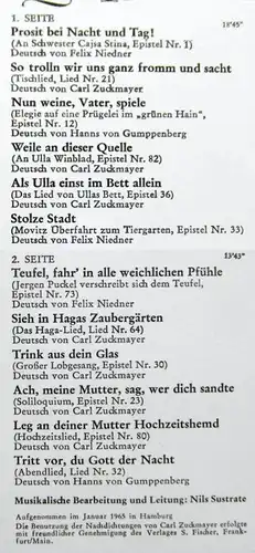 LP Carl Raddatz: Weile an dieser Quelle - Lieder von Hellmann (Telefunken) D