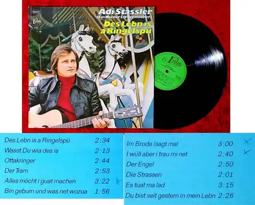 LP Adi Stassler: Des Lebn is a Ringelspü (Prom 80 366) NL 1974