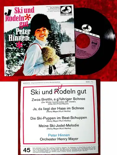 EP Peter Hinnen: Ski und J(R)odeln gut (Marcato 42 213) D
