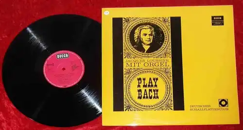 LP Jacques Loussier: Play Bach (Decca J 145) Deutscher Schallplattenclub