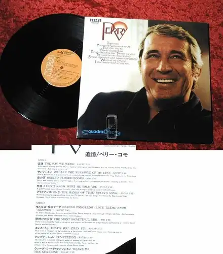 LP Perry Como: Perry (Japan Pressung 1975)