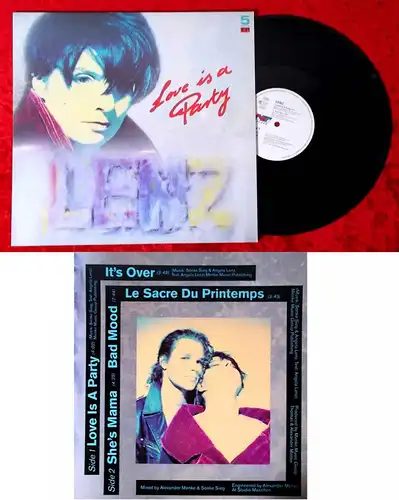 Maxi 5 Track EP: Lenz: Love is a Party (Intercord 125.302) D 1991