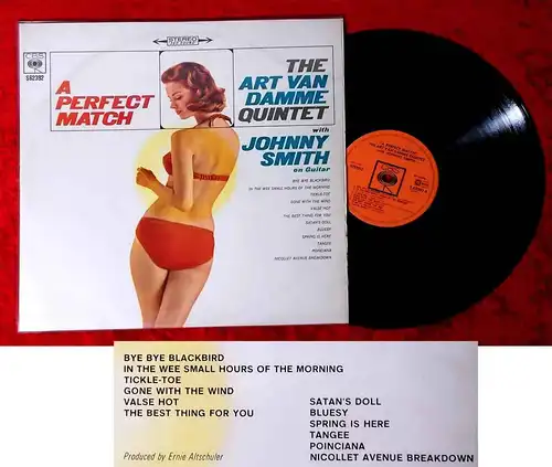 LP Art van Damme Quintet w/ Johnny Smith: A Perfect Match (CBS S 62392) NL
