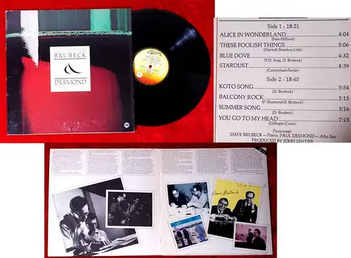 LP Dave Brubeck Quartet: 1975 - The Duets Brubeck/Desmond Horizon (A&M) US