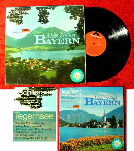 LP Mein schönes Bayern: Tegernsee / Schliersee (Polydor 249 046) D 1966