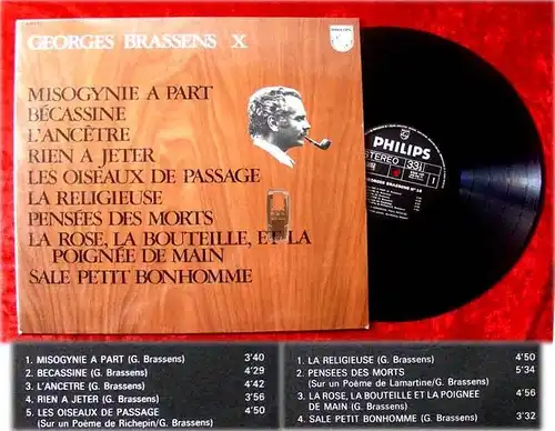 LP Georges Brassens X