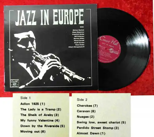 LP Jazz In Europe Mangelsdorff Hans Koller Gulda (Concert Hall SJS 1303) F