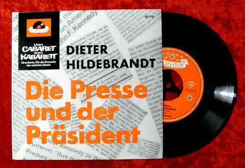 EP Dieter Hildebrandt: Die Presse und der Präsident (Polydor 52 141) D 1963