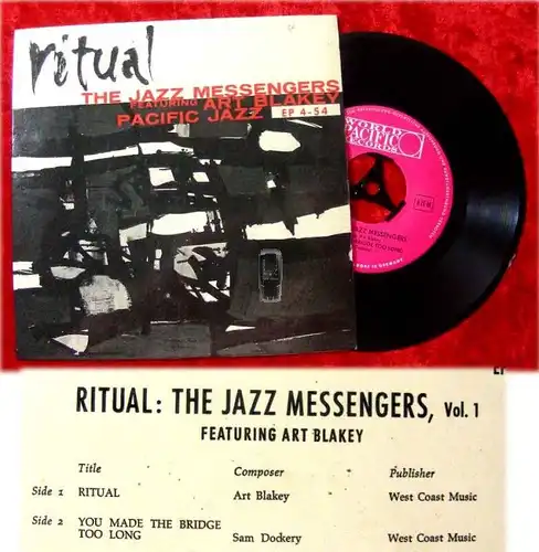 EP Art Blakey's Jazz Messengers: Ritual (Pacific Jazz)