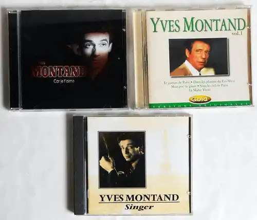 3 CD´s  Yves Montand  - Sammlung -