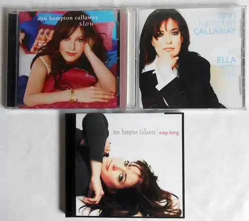 3 CD´s  Ann Hampton Callaway  - Sammlung -