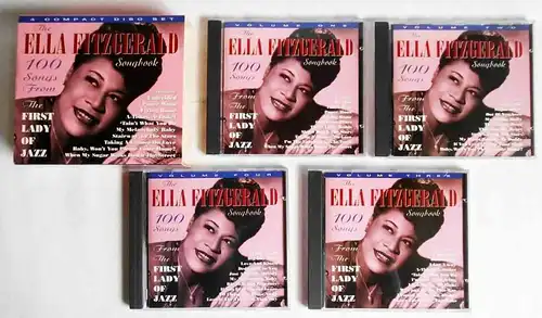 4CD Box Ella Fitzgerald: Songbook - 100 Songs from the First Lady of Jazz -