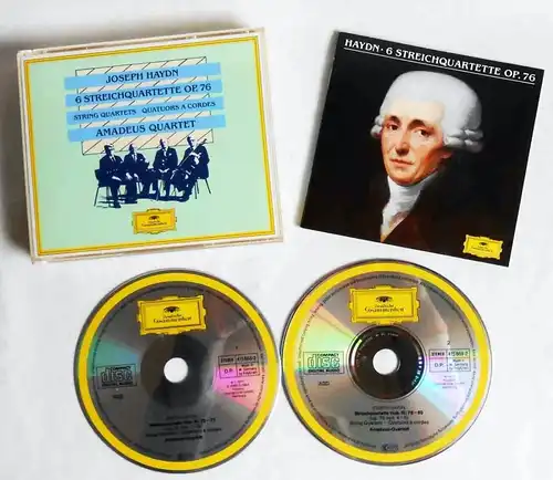 2CD Box Amadeus Quartet: Haydn - 6 Streichquartette (DGG) 1971
