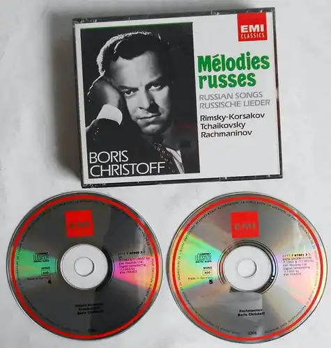 2CD Box Boris Christoff: Melodies Russes (EMI) 1992