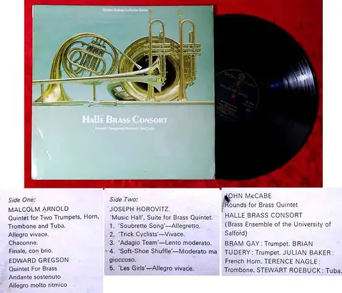 LP Hallé Brass Consort (Golden Guinea Collector Series Stereo GSGC 14114) UK 68