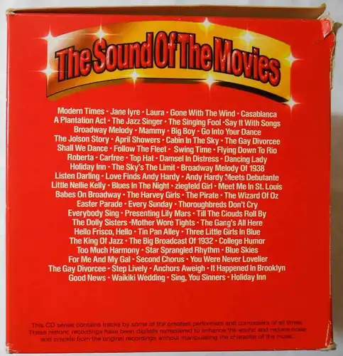 40CD Box The Sound Of The Movies - von Fred Astaire bis Marylin Monroe -