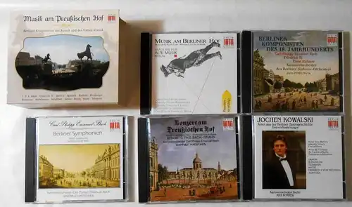 5CD Box Musik am Preussischen Hof - Berliner Komponisten des Barock...