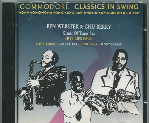 CD Ben Webster & Chu Berry: Commodre Classics in Swing (1991)