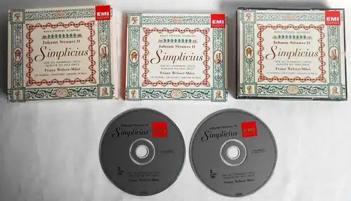 2CD Box Johann Strauss II: Simplicius (EMI) 2000