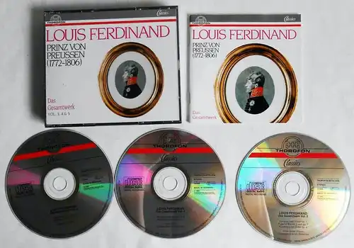 3CD Box Louis Ferdinand Prinz von Preussen Das Gesamtwerk Vol. 3/4 & 5